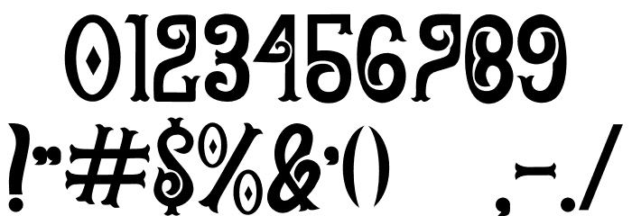 AriesA Font OTHER CHARS