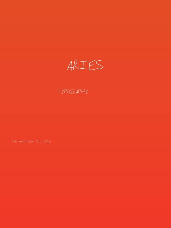Aries Poster