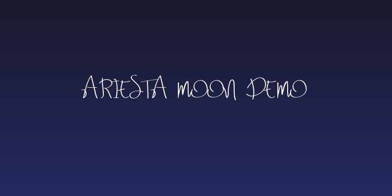 Ariesta Moon Demo Social Header