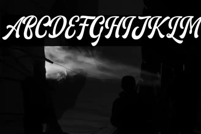 AriesthaScript Font examples