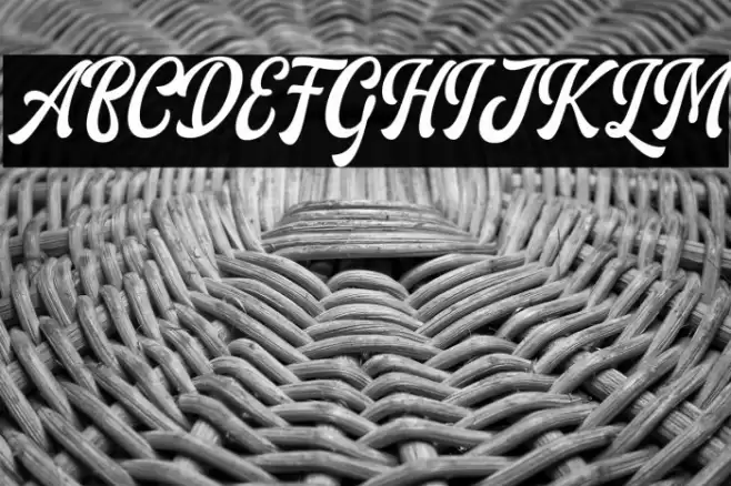 AriesthaScript Font examples