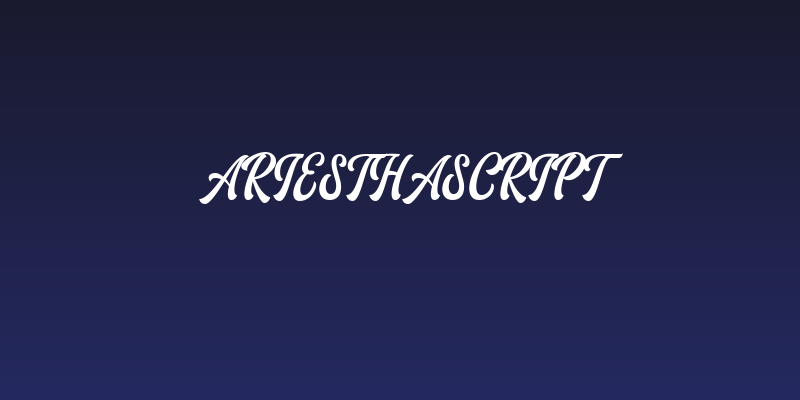 AriesthaScript Social Header
