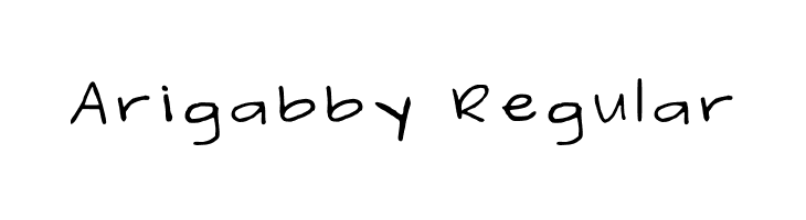 Arigabby Regular  baixar fontes gratis