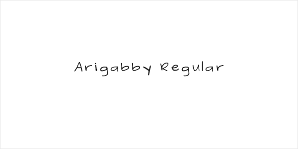 Arigabby Regular Logo