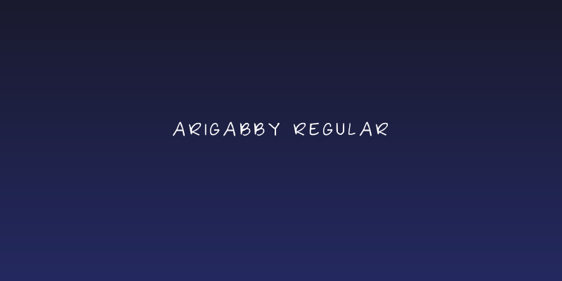 Arigabby Regular Social Header