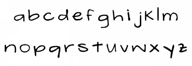 Arigabby Regular Font Litere mici