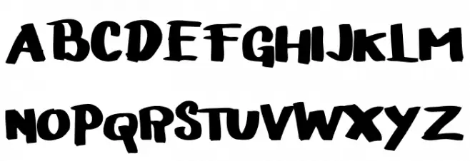 Arigato Font Litere mari