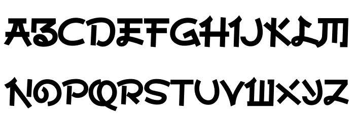 Arigatou Gozaimasu Font LOWERCASE