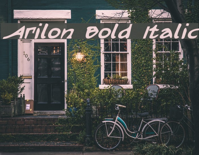 Arilon Bold Italic Example 2