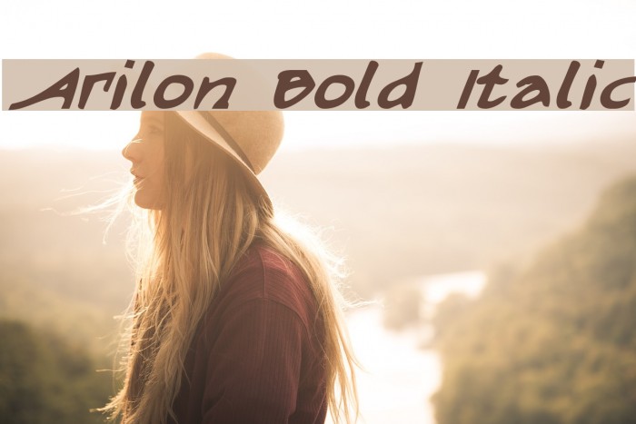 Arilon Bold Italic Example 3