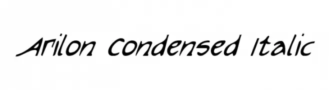 Arilon Condensed Italic  Frei Schriftart Herunterladen