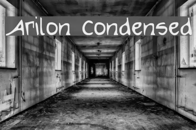 Arilon Condensed Font examples