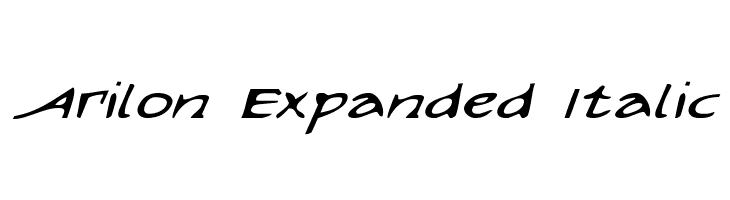 Arilon Expanded Italic  les polices de caractères gratuit tlcharger
