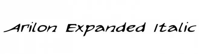 Arilon Expanded Italic  Frei Schriftart Herunterladen