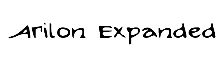 Arilon Expanded  font caratteri gratis