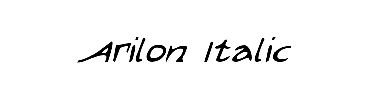 Arilon Italic  font caratteri gratis