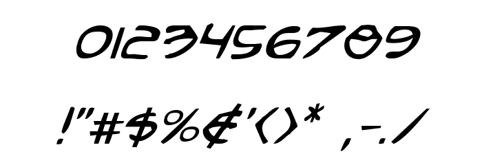 Arilon Italic Font OTHER CHARS