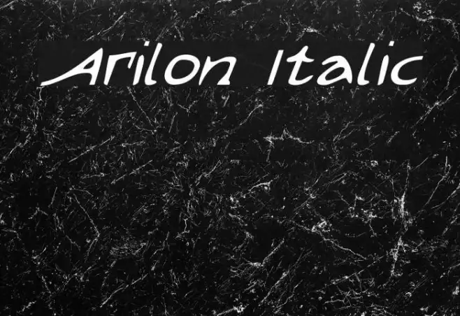 Arilon Italic Example 1