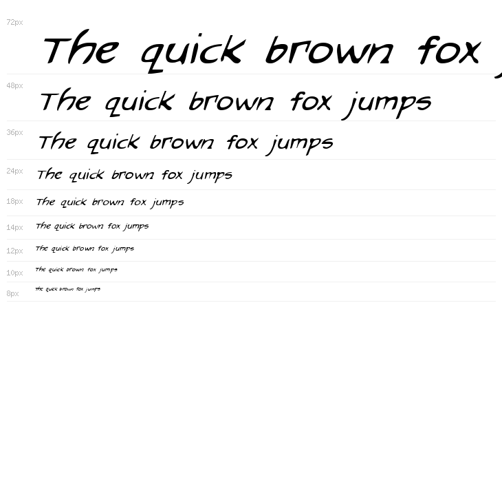 Arilon Italic Waterfall