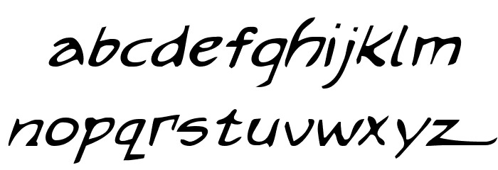 Arilon Italic Font LOWERCASE