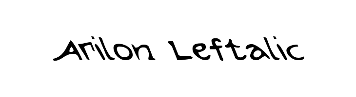 Arilon Leftalic Fonte