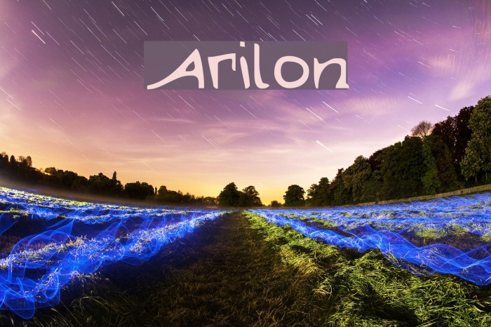 Arilon Font examples
