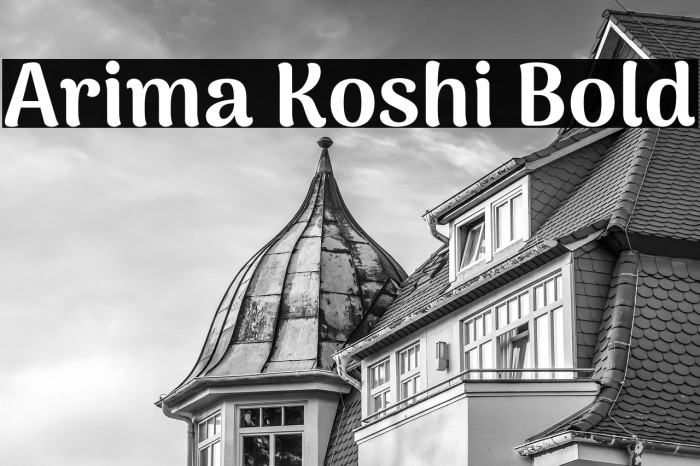 Arima Koshi Bold Example 3