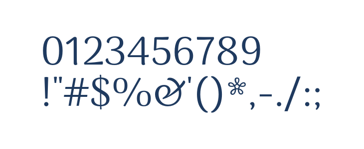 Arima Koshi Regular Other Characters