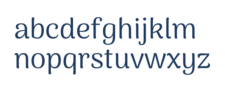 Arima Koshi Regular Lowercase