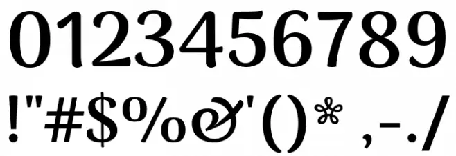 Arima Koshi Semi Bold Font OTHER CHARS