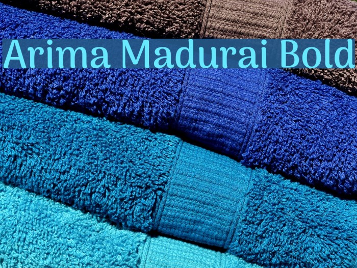 Arima Madurai Bold Example 1