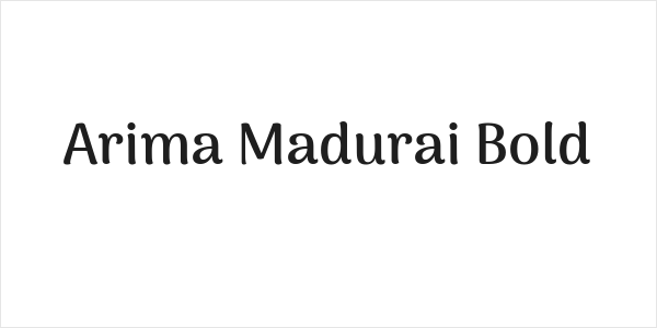 Arima Madurai Bold Logo
