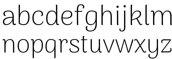 Arima Madurai ExtraLight Font LOWERCASE