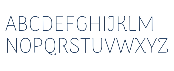 Arima Thin Uppercase