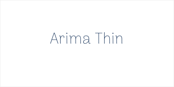 Arima Thin Logo