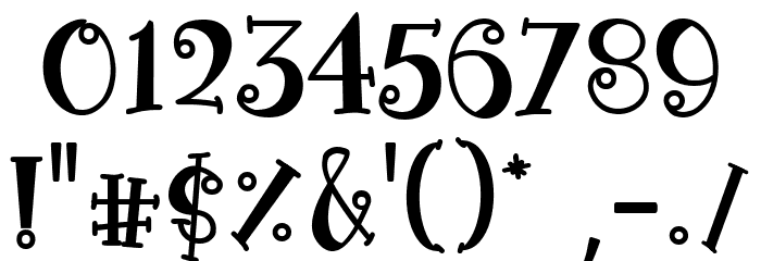 Arima black Font OTHER CHARS