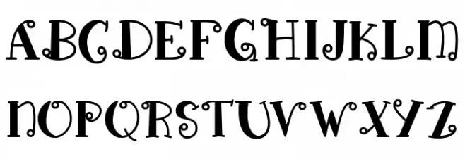Arima black Font Litere mari