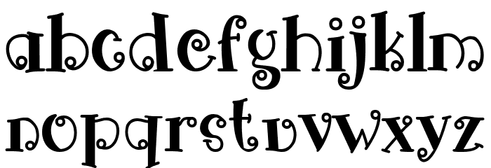 Arima black Font LOWERCASE
