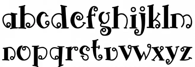 Arima black Font LOWERCASE