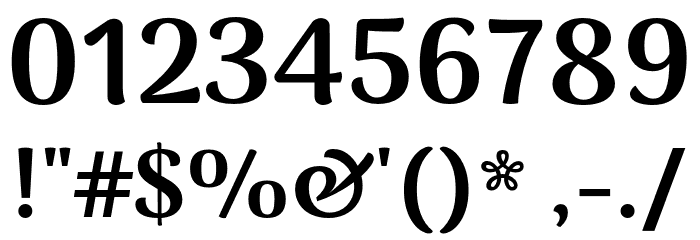 ArimaKoshi-Black Font OTHER CHARS