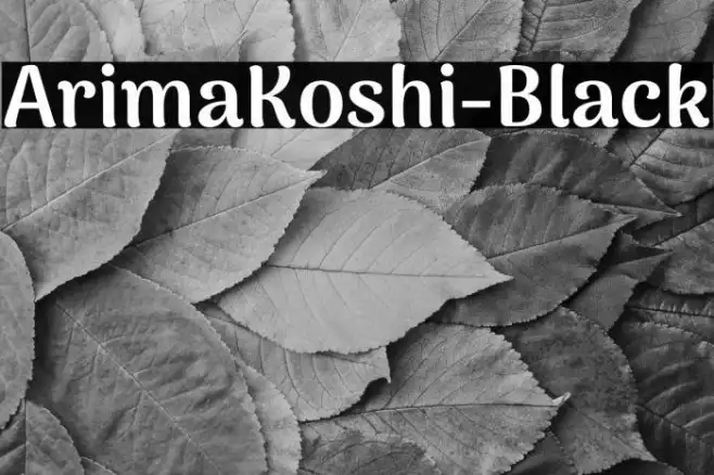ArimaKoshi-Black Example 3