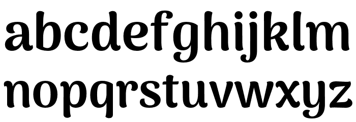 ArimaKoshi-Black Font LOWERCASE