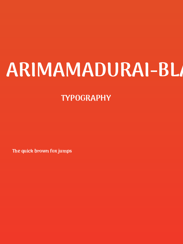 ArimaMadurai-Black Poster
