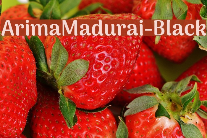 ArimaMadurai-Black Font examples