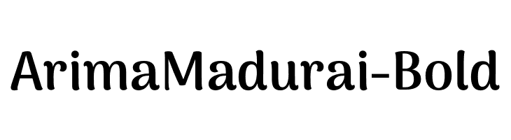 ArimaMadurai-Bold  Frei Schriftart Herunterladen