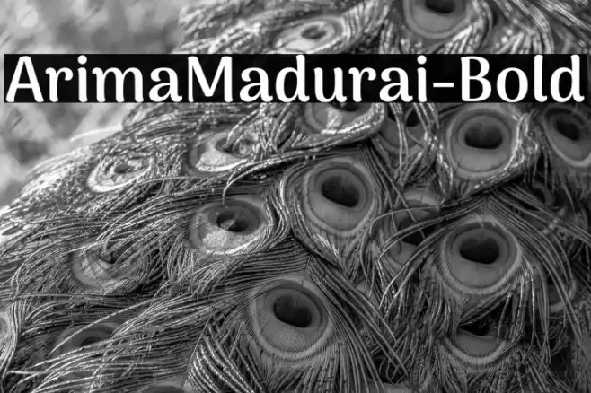 ArimaMadurai-Bold Font examples