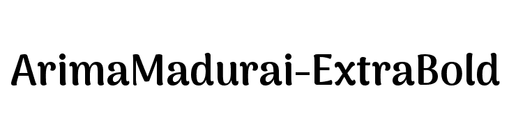 ArimaMadurai-ExtraBold  Fuentes Gratis Descargar