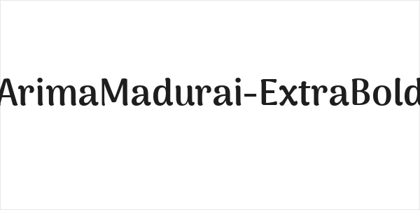 ArimaMadurai-ExtraBold Logo