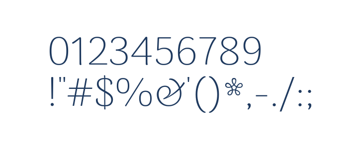 ArimaMadurai-ExtraLight Other Characters