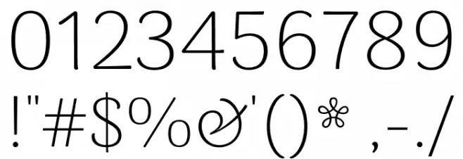 ArimaMadurai-ExtraLight Font OTHER CHARS